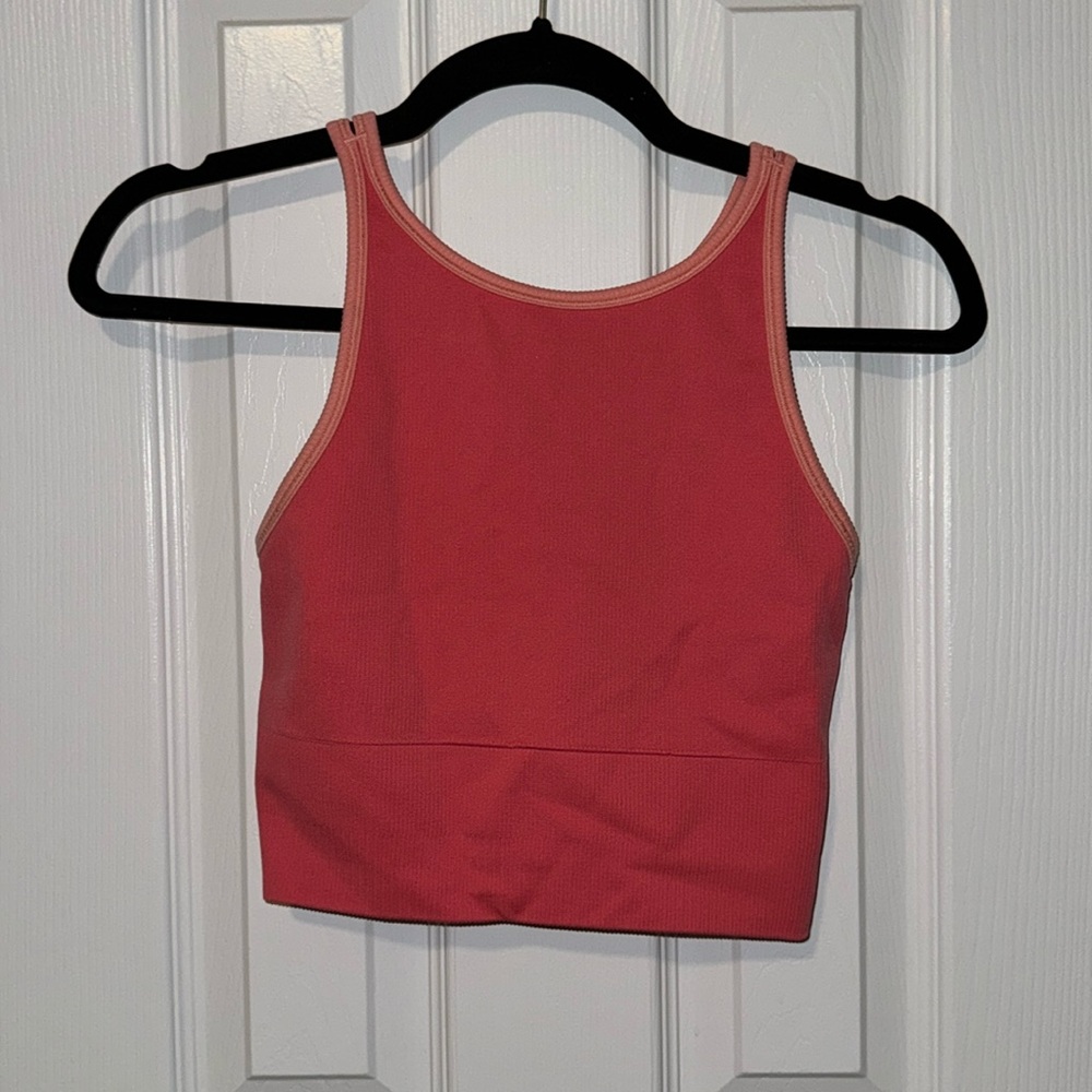 Athleta Seamless Crop Rib Tank
